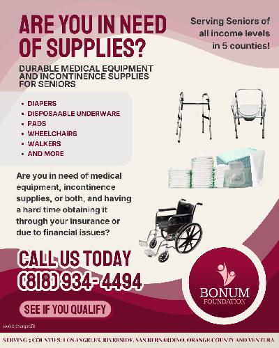 Free Senior Medical Equipment Finder - Los Angeles County